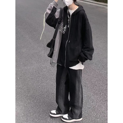 Hoodie Women Streetwear Oversize Drawstring