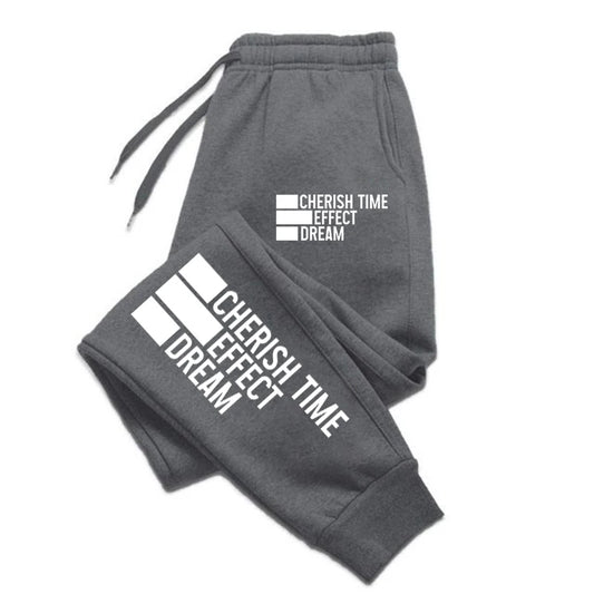 Cherish Time Print Women Sweatpants