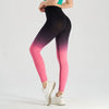 Gradient Seamless High Waist Leggings Women Yoga Slim Fit Tights