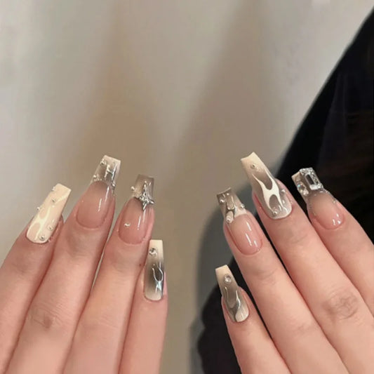 Chic Flame Nail Art