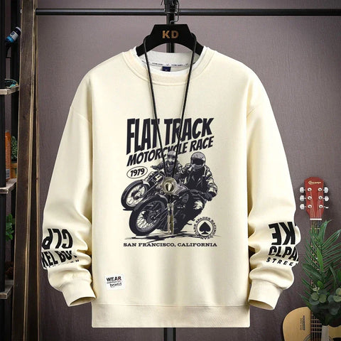 Autumn Men's Graphics Sweatshirt Hoodies Retro