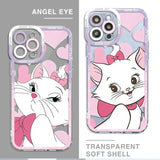 Marie Cat iPhone Case: Matte Shockproof Cover