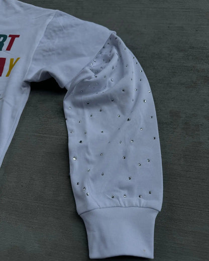 Gothic Retro Harajuku Letter Pattern Graphic Long Sleeve T-Shirt