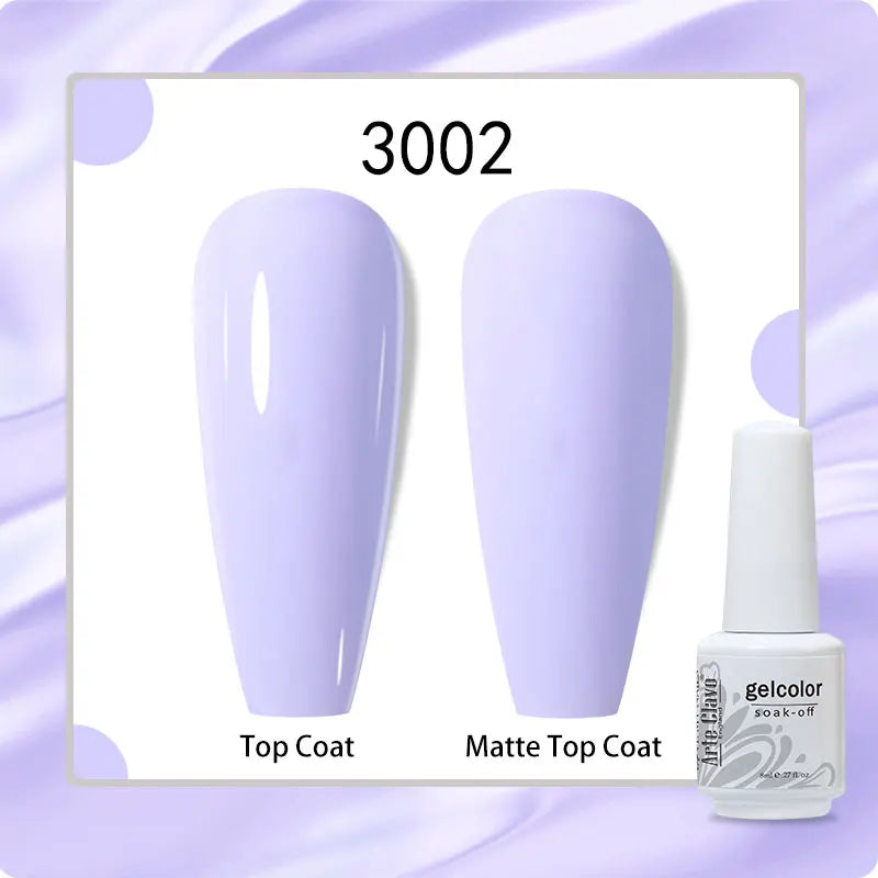 8ml Pure Color Gel Nail Polish Nail Art Manicure Semi Permanent