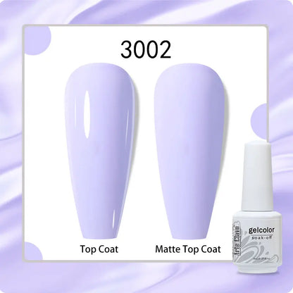 8ml Pure Color Gel Nail Polish Nail Art Manicure Semi Permanent
