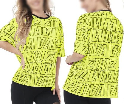 Summer Fitness Tshirt - Loose Dance/Yoga Quick Dry Top