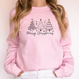 Merry Christmas Tree Sweatshirts Funny Festive