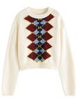 Pullover für Damen Winter Nischendesign Strickpullover Pullover Damen