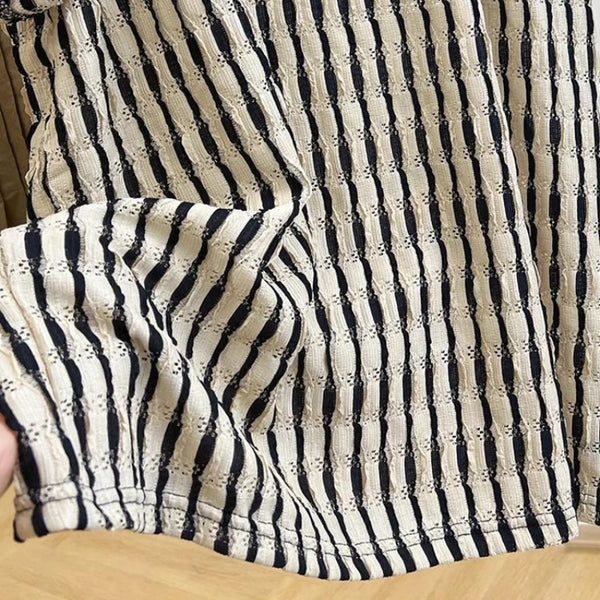 Mens Mesh Stripe Tshirt Cutout Design Short Sleeve Streetwear