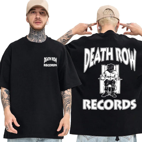 Death Row Records Dr. Dre Tupac Streetwear Hip Hop T-Shirt