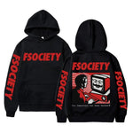 Geeky Mr Robot Fsociety Graphic Hoodie