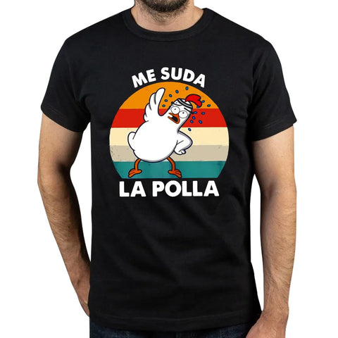 T-Shirt mit spanischem Aufdruck und lustigen Witzen
