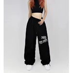 Stylish and Comfy: Street Style Letter Print Sweatpants for Women