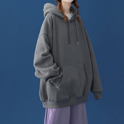 Women Hoodies Pullovers Oversize Hooded  Thicken Warm