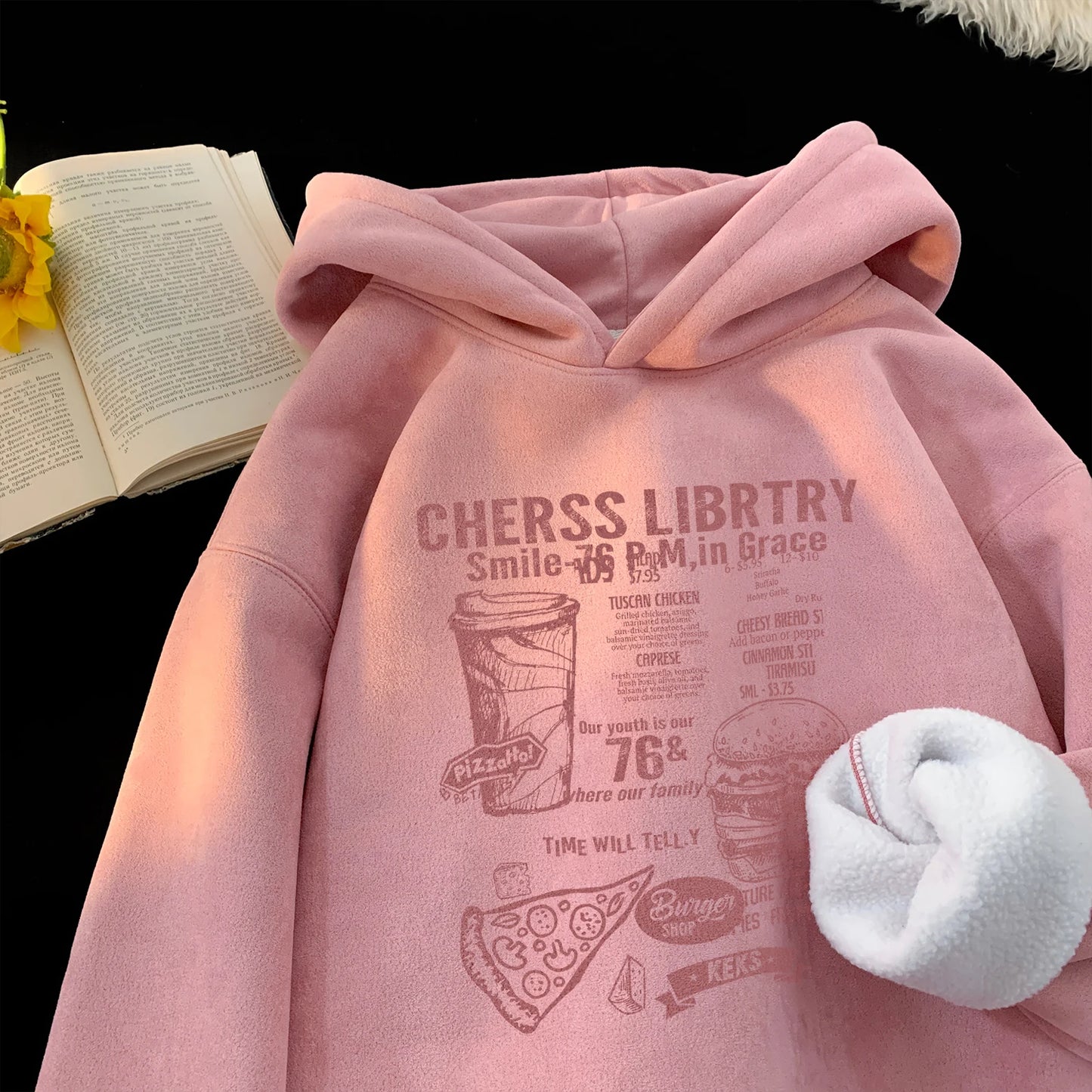 Streetwear Loose Lazy Hoodies Pullover Hip-hop Sweatshirt