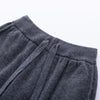 Womens Wool Jogger Pants High Waist Cashmere Knit Lounge