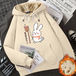 Warm Hooded Pocket Long Sleeve Thermal Hoodies Sweatshirts Autumn Winter Women