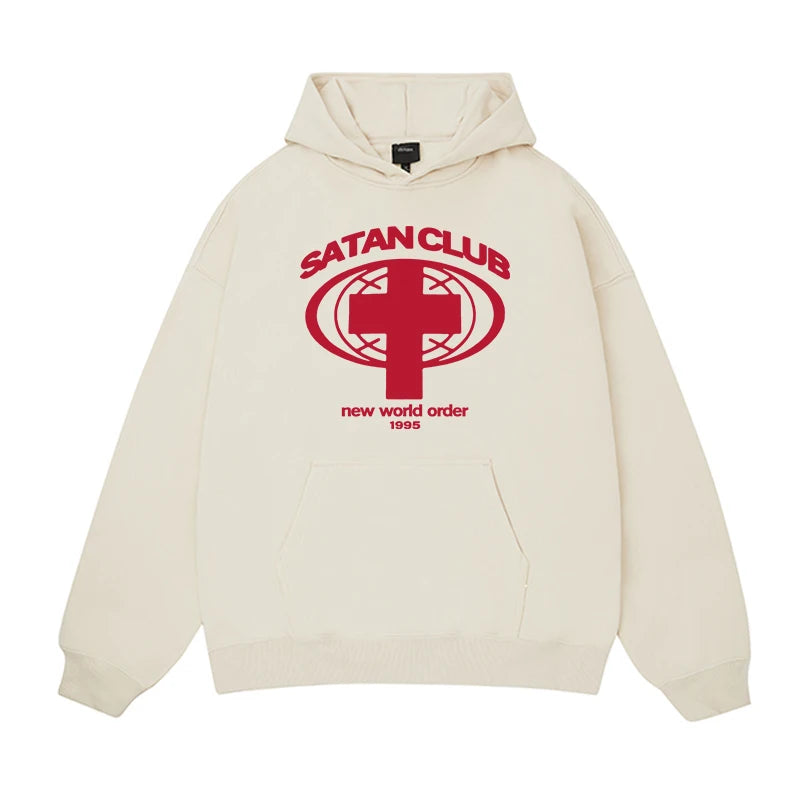 Harajuku Streetwear Men's Satan Aesthetic Tops Goth Y2k