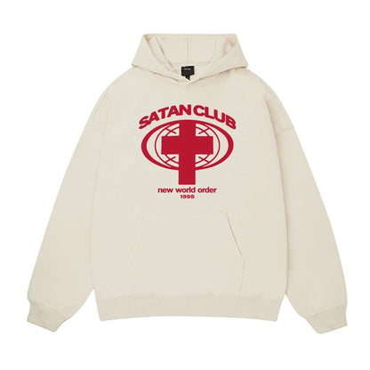 Harajuku Streetwear Men's Satan Aesthetic Tops Goth Y2k