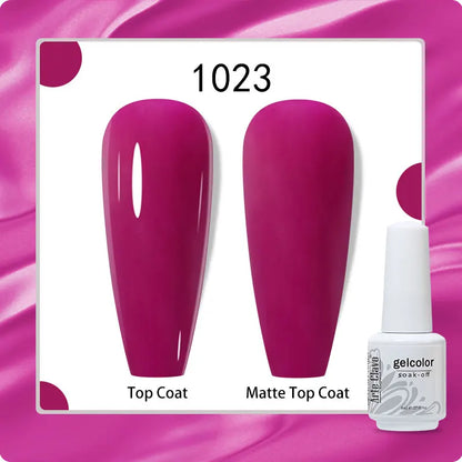 8ml Pure Color Gel Nail Polish Nail Art Manicure Semi Permanent