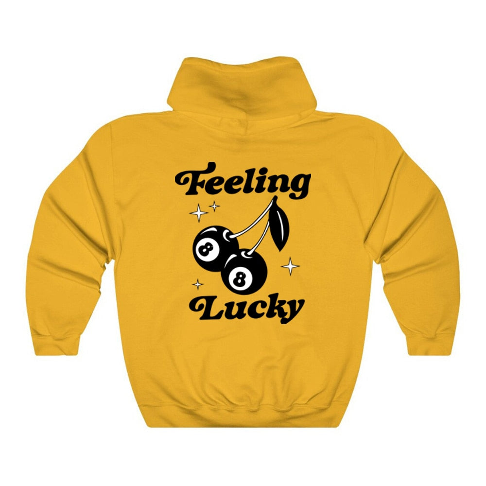 Hoodie Trendy Retro 8 Ball Cherries Sweatshirt Hoodie Mädchen