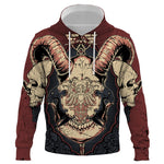 Terror Skull 3D Printed Hoodie: Street Fashion Casual Trend for Men