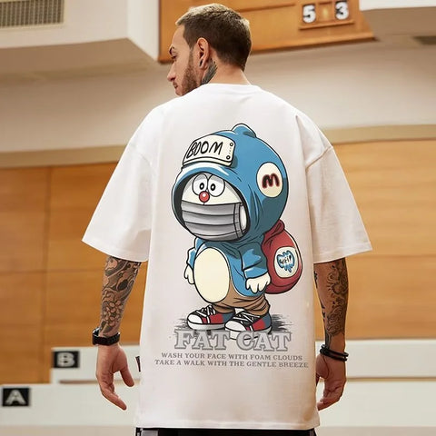 Doraemon Inspired Men's Fashion Tee