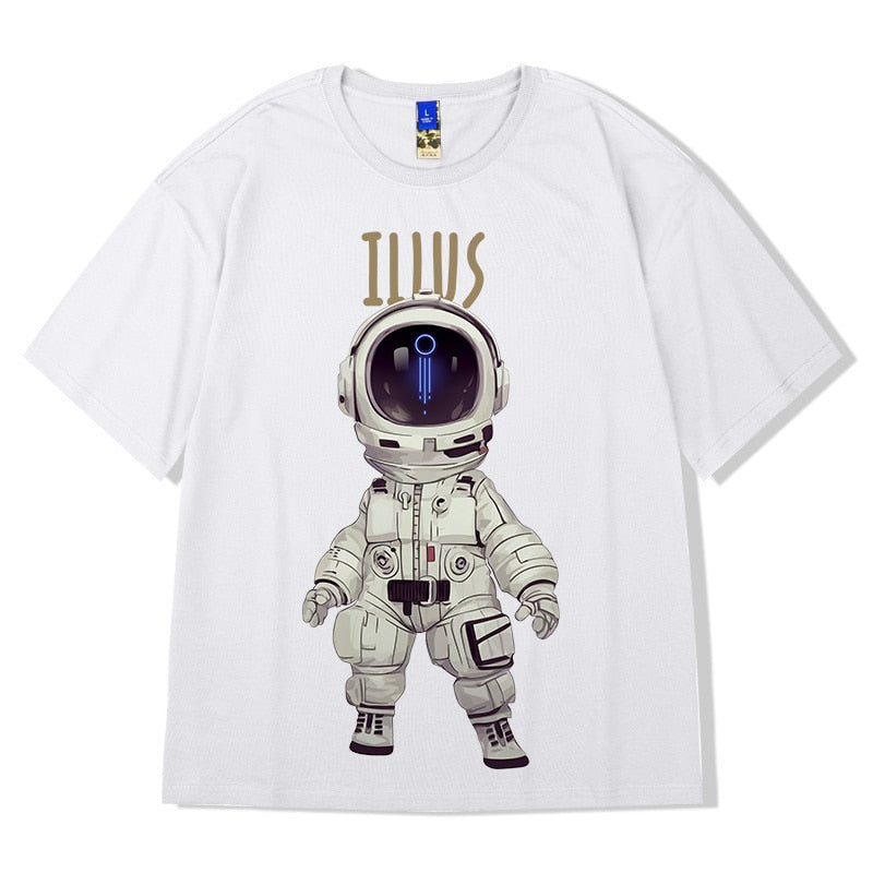 Men Streetwear Harajuku Oversize T Shirt Cartoon Anime