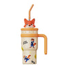 Disney Stitch Tumbler 700ml Insulated Stainless Steel with Straw