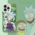 Ricks and Morties Phone Case For iPhone Soft Silicone Transparent