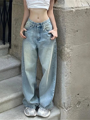 Baggy Jeans Women High Waisted Casual Vintage Streetwear