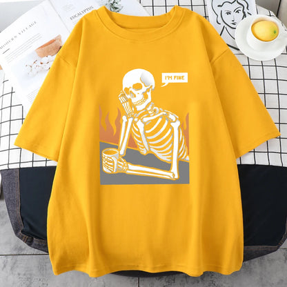 Skeletons Men Personality Street Hip Hop