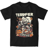 Terrifier T-Shirt Sommer Halloween ästhetische T-Shirts Baumwolle trendige cool