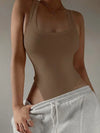 Women’s Sexy Knit Bodysuit Halter Sleeveless Clubwear Summer Top