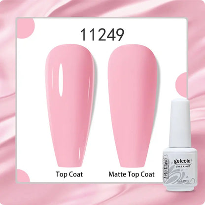 8ml Pure Color Gel Nail Polish Nail Art Manicure Semi Permanent