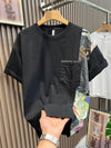 Casual Patchwork Color Block Loose Short Sleeve T-Shirt