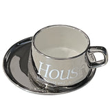 Ceramic coffee cup and saucer advanced beauty coffee cup