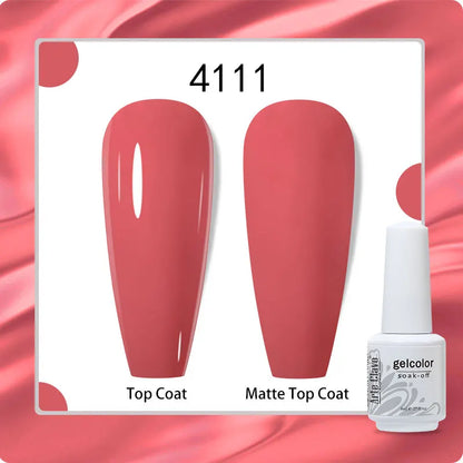 8ml Pure Color Gel Nail Polish Nail Art Manicure Semi Permanent