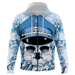 Rock Skull Bassist Zipper Hoodies Heiße 3D-gedruckte Streetwear für Männer