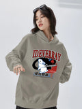 Velvet Thickened Loose Casual Hoody Retro Trendy