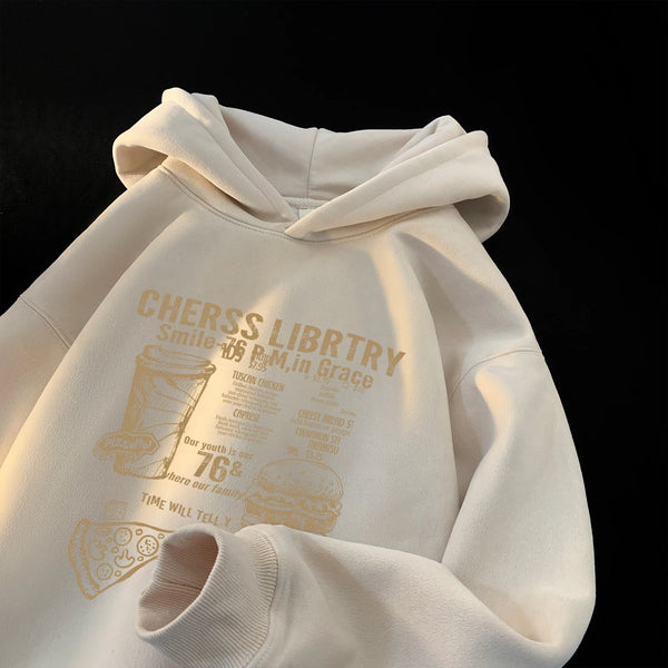 Streetwear Loose Lazy Hoodies Pullover Hip-hop Sweatshirt