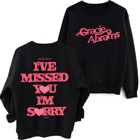 Gracie Abrams Hoodie I Miss You I'm Sorry Fan Made Merch