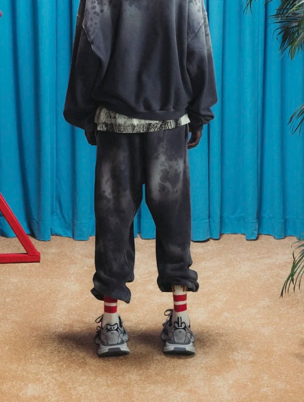 Vintage Washed RRR123 Drawstring Joggers Unisex Loose Fit Pants