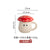 Creative Red Mushroom Ceramic Mug with Lid