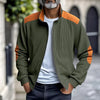 Autumn and Winter Men's Heavy Loose Corduroy Piece Retro Collar Jacket