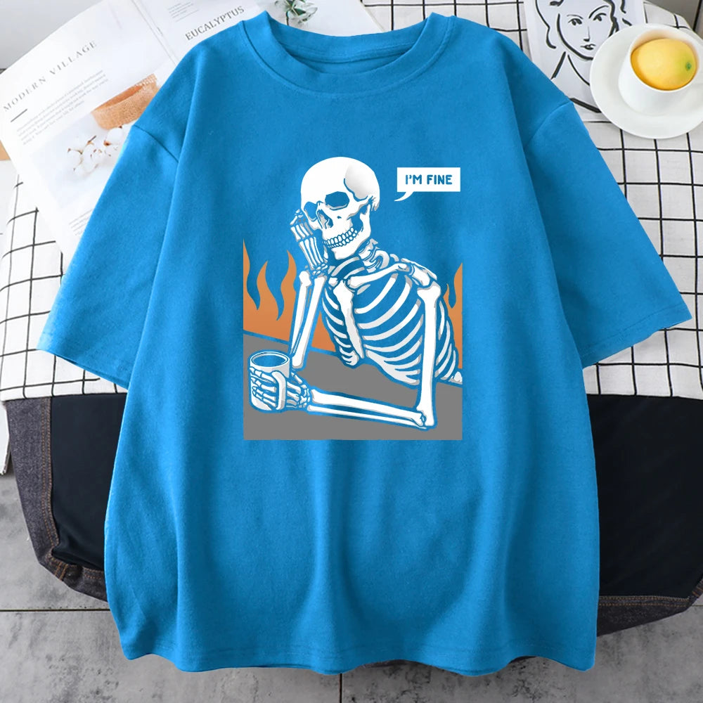 Skeletons Men Personality Street Hip Hop