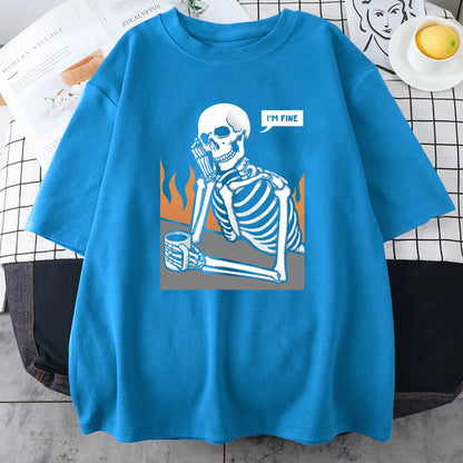 Skeletons Men Personality Street Hip Hop