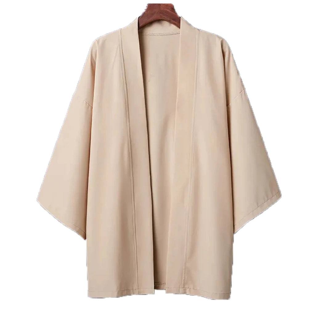 Men's Japanese Cardigan Sleeve Summer Outwear