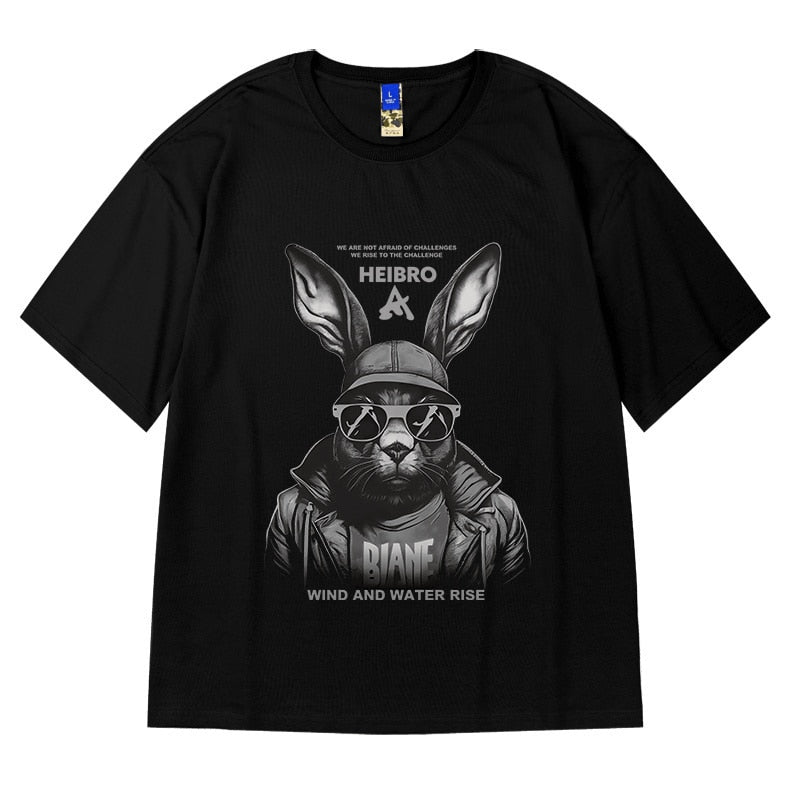 Men Streetwear Harajuku Oversize T Shirt Cartoon Anime