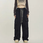 American Female Trendy Loose Slim Casual Oversize Pants